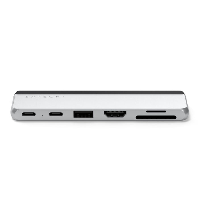 Satechi Dual USB-C Hub For Surface Pro 9 (Platinum)
