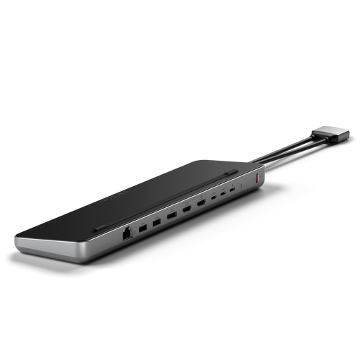 SATECHI USB-C Dual Dock Stand Space Grey