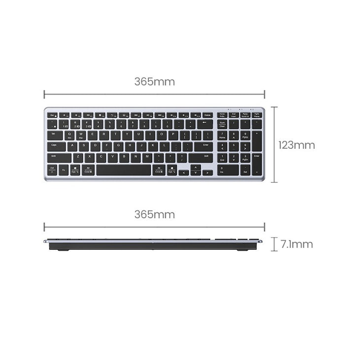 UGREEN Ultra Slim Wireless Bluetooth Keyboard