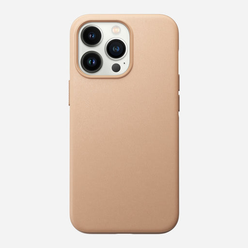 Nomad Modern Leather Case For iPhone 13 Pro - Natural