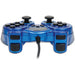 Sabrent 12-Button USB 2.0 Game Controllers 2-Pack - Blue, One Black