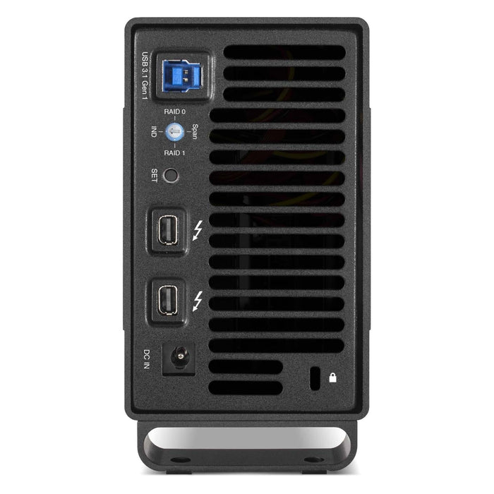 OWC Mercury Elite Pro Dual USB 3.1 Gen 1 & Thunderbolt 2 RAID Storage Enclosure with cables