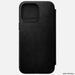 Nomad Modern Horween Leather Folio iPhone 14 Pro Max - Black
