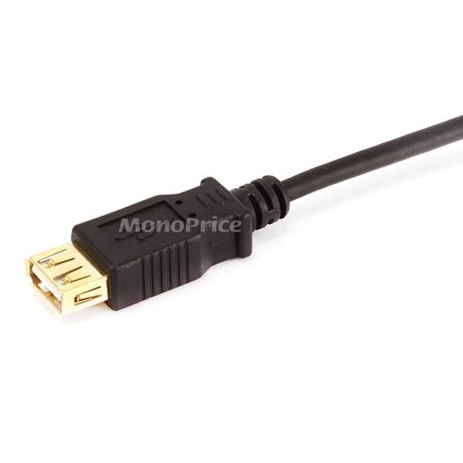 1.8m USB 2.0 Male to A Female Extension 28/24AWG Cable Gold Plated