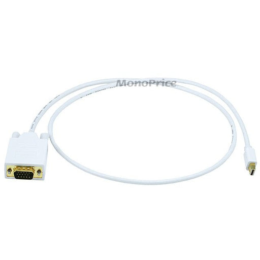 0.9m 32AWG Mini DisplayPort | Thunderbolt to VGA Cable - White
