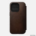 Nomad Modern Leather Folio iPhone 14 Pro - Brown