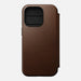 Nomad Modern Leather Folio iPhone 14 - Brown