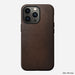 Nomad Modern Leather Case For iPhone 13 Pro - Rustic Brown