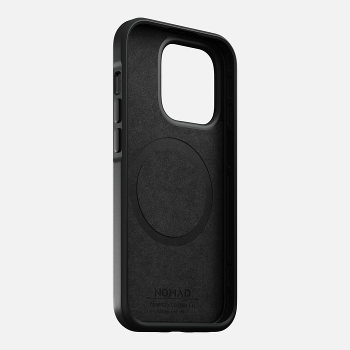 Nomad - Modern Horween Leather Case - iPhone 14 Pro - Black