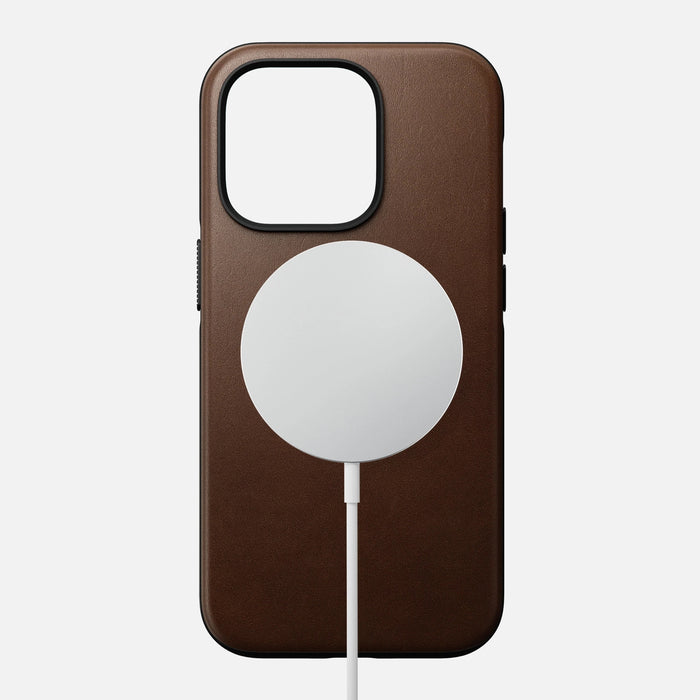 Nomad Modern Leather Case iPhone 14 Pro - Brown