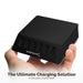 Sabrent 6-Port USB Premium 60 WATT 12 AMP Desktop Rapid Charger - Black