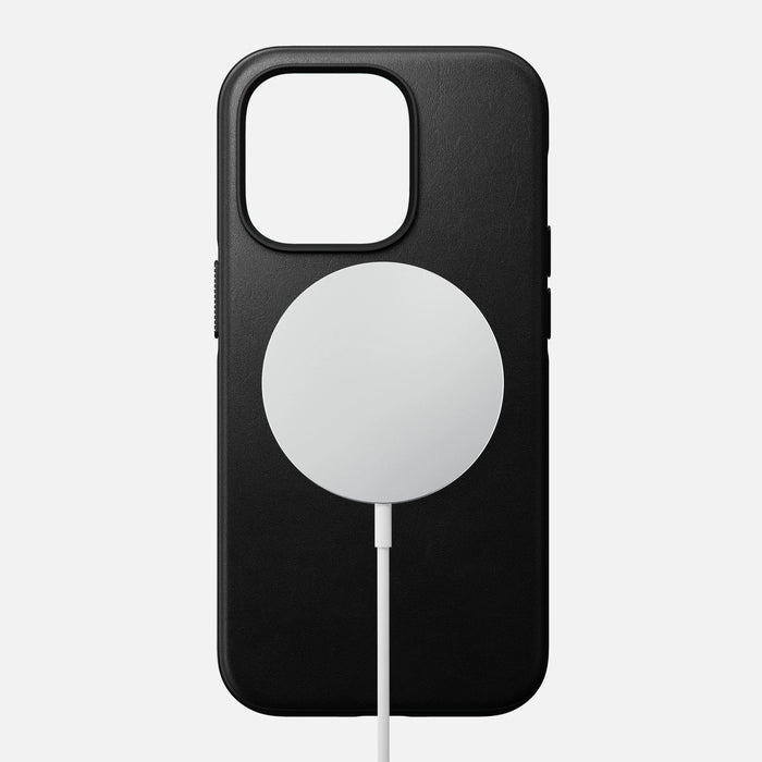 Nomad Modern Leather Case iPhone 14 - Black