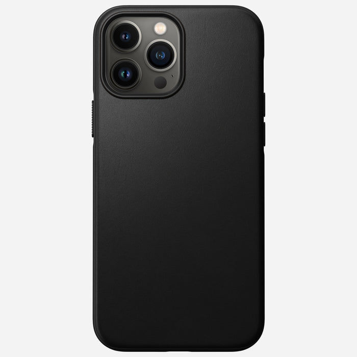 Nomad Modern Leather Case for iPhone 13 Pro Max - Black