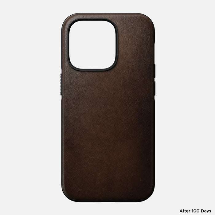 Nomad Modern Leather Case iPhone 14 - Brown