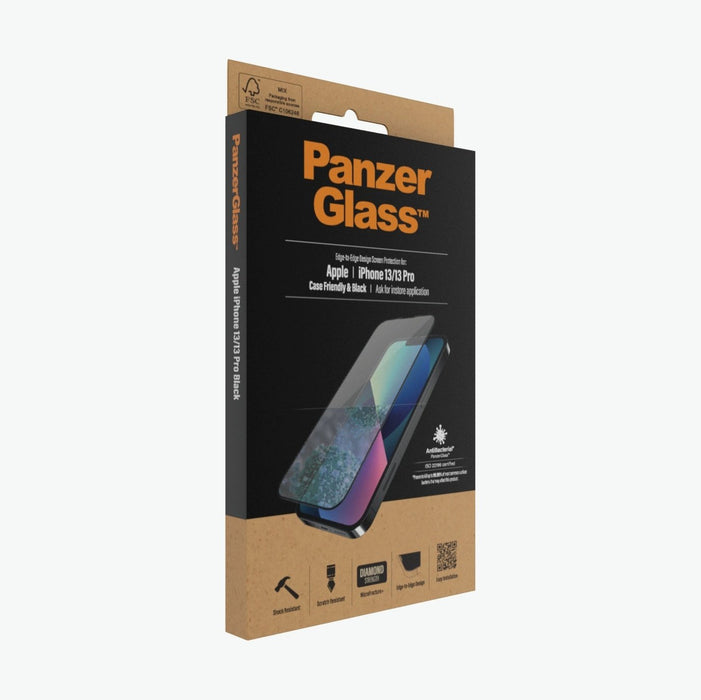 PanzerGlass iPhone 13-13 Pro - CaseFriendly Black