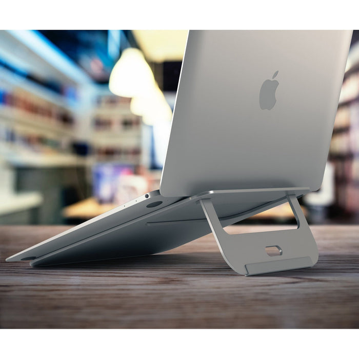 Satechi Lightweight Aluminum Portable Laptop Stand for Laptops, Notebooks, and Tablets - Silver