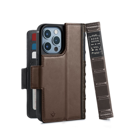 Twelve South BookBook for iPhone 13 Pro MagSafe - Brown