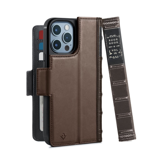 Twelve South BookBook for iPhone 13 Pro Max MagSafe - Brown