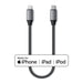 Satechi USB-C to Lightning Short Cable 25cm - Space Grey