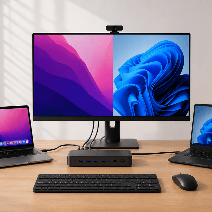 KVM Docks Explained: One Setup for Two Computers - Macfixit Australia