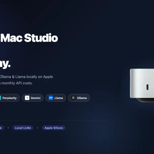 Mac mini & Mac Studio for AI — Run Claude, ChatGPT, Perplexity & Local Models on Apple Silicon - Macfixit Australia