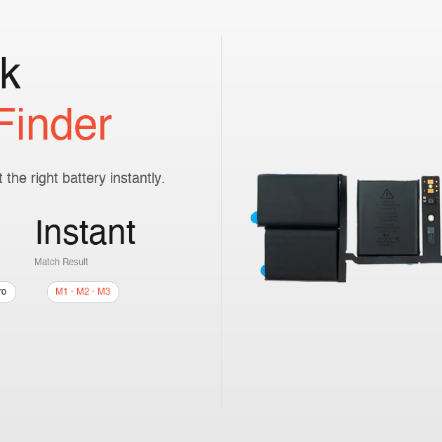 MacBook Battery Finder — Find the Right Battery for Your Mac