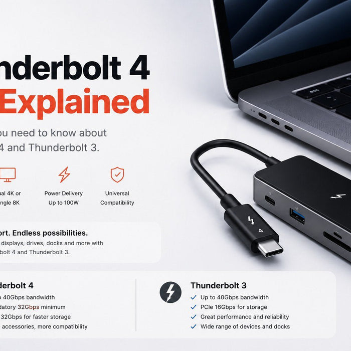 Thunderbolt 4 & 3 Explained: Differences, USB-C & Which to Choose - Macfixit Australia