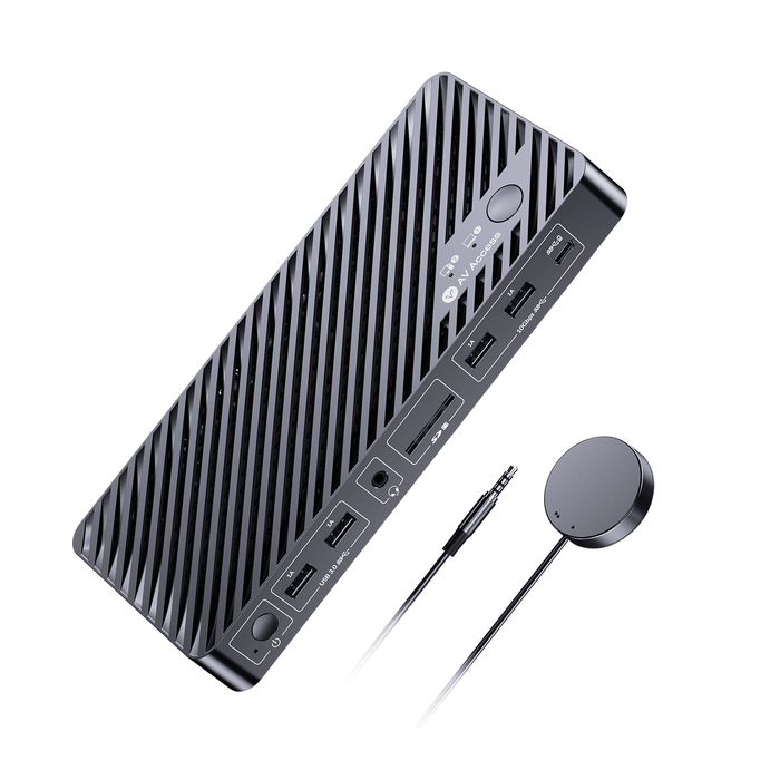 iDock M10 KVM Switch Docking Station with 10-in-1 USB-C Dock