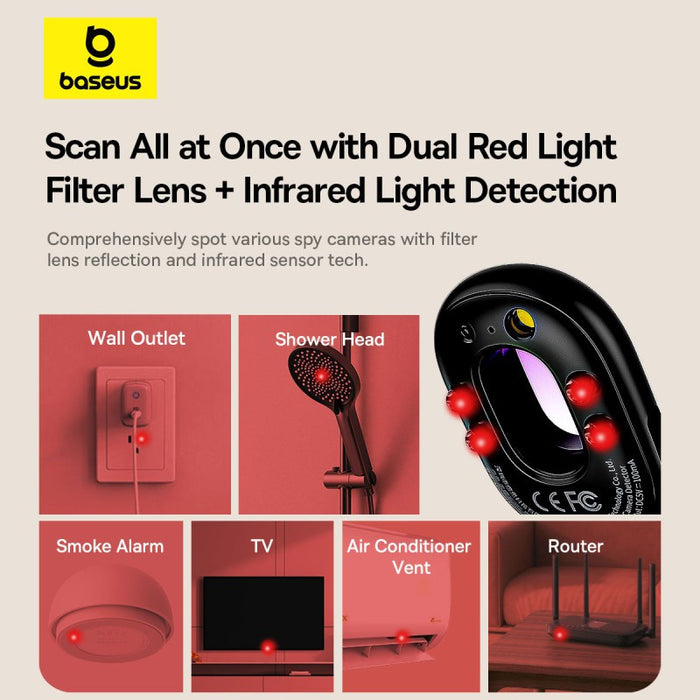 Baseus Travel Friendly Infrared Camera Detection Device
