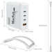 Macfixit 100W GaN Fast Charge QuadPort USB-C PD 3.0 Desktop Charger - 3 x USB-C & 1 x USB-A Macfixit Australia