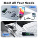 100W Retractable USB - C to USB - C Cable – Mini Compact Fast Charger & Data Cable - Macfixit Australia