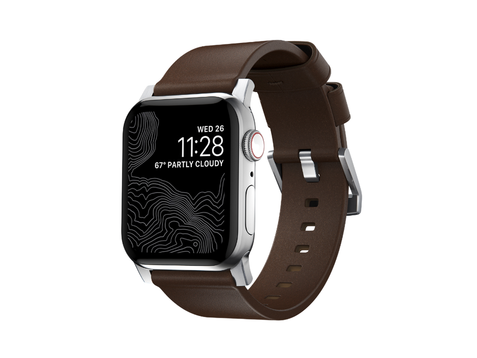 NOMAD Modern Band - Apple Watch(40-42mm) Brown Horween leather