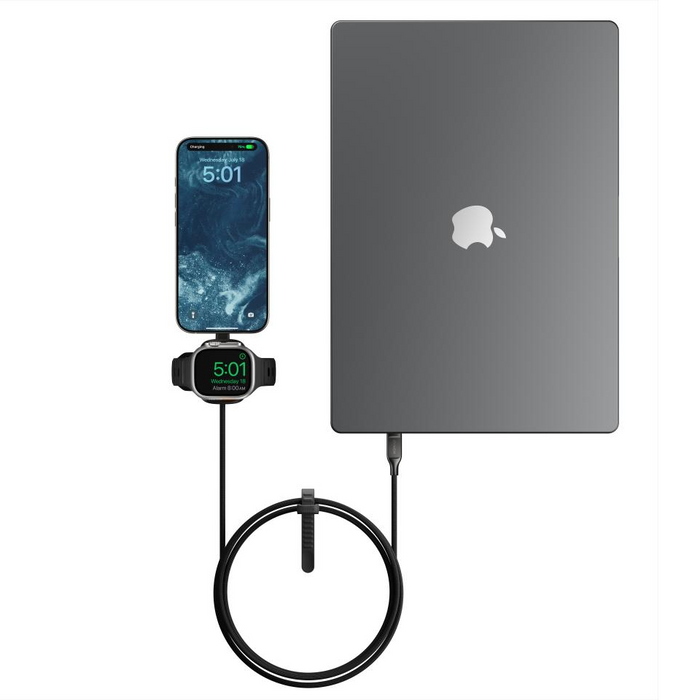 NOMAD Universal Cable Apple Watch - 1.5m - Carbide