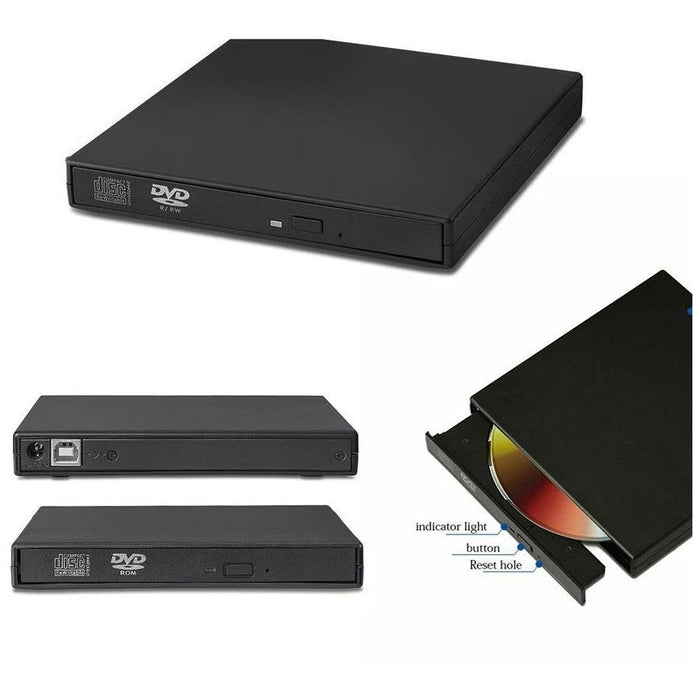USB 2.0 Slim External DVD/CD-RW Drive – Portable CD/DVD Reader & Burner Macfixit Australia