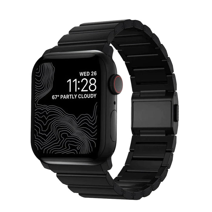 NOMAD Titanium Band – Black Hardware | Apple Watch (38–41mm)