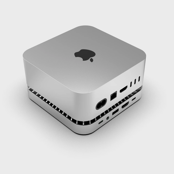 RayCue Mac Mini M4 Hub & Stand with SSD Enclosure