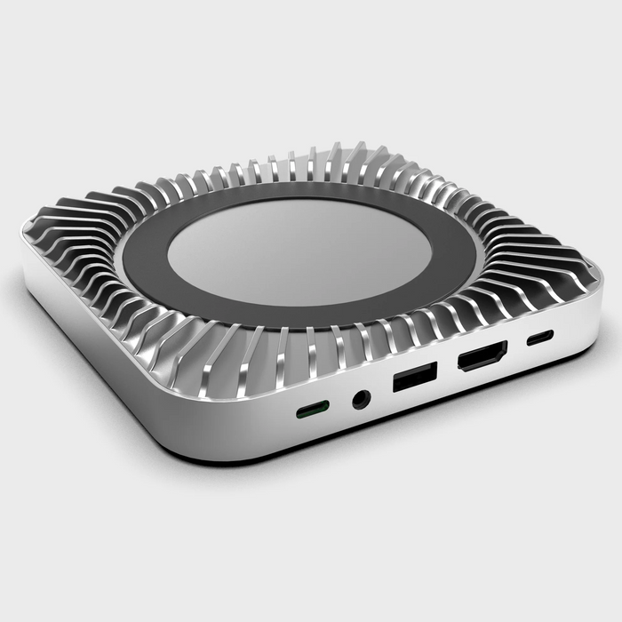 RayCue Mac Mini M4 Hub & Stand with SSD Enclosure