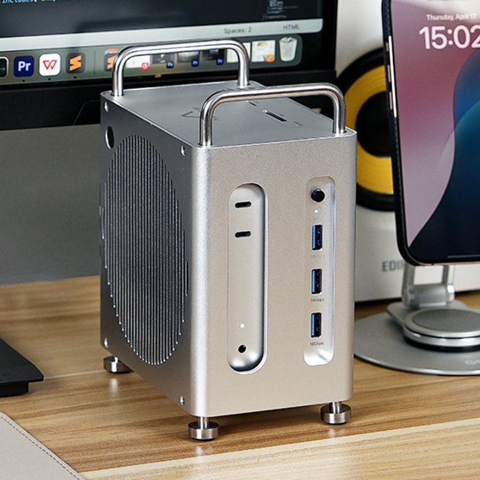 Acasis Mac mini M4 Workstation 8-in-1 Dual SSD 40Gbps Dock Hub