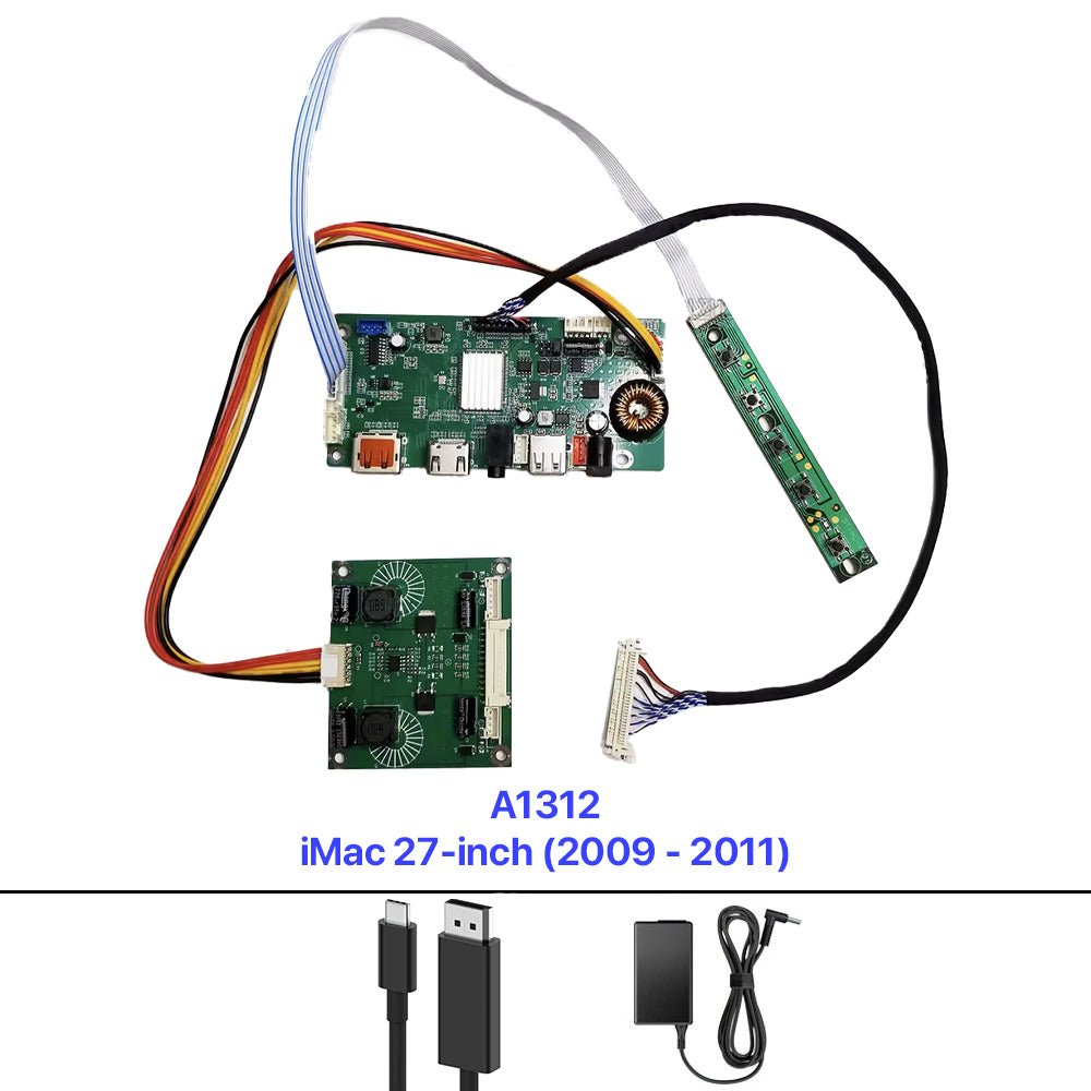 27” Display Driver Board – Convert iMac 27” (2009 - 2011, A1312) into an 2K external monitor - Macfixit Australia