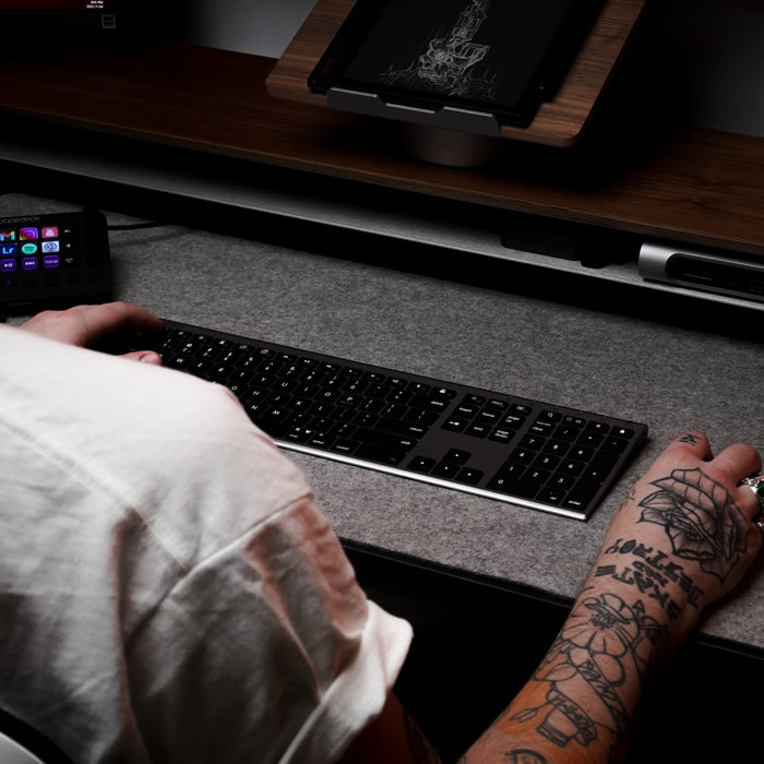 Macally Everyday Bluetooth Keyboard for Mac (Space Gray)