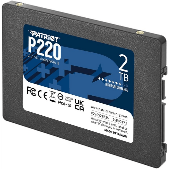 2TB Patriot P220 SATA III 2.5" Internal SSD - Macfixit Australia