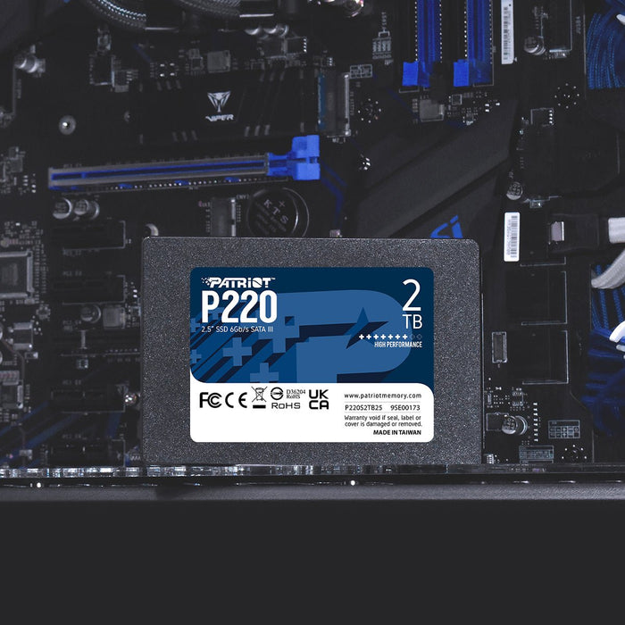 2TB Patriot P220 SATA III 2.5" Internal SSD - Macfixit Australia