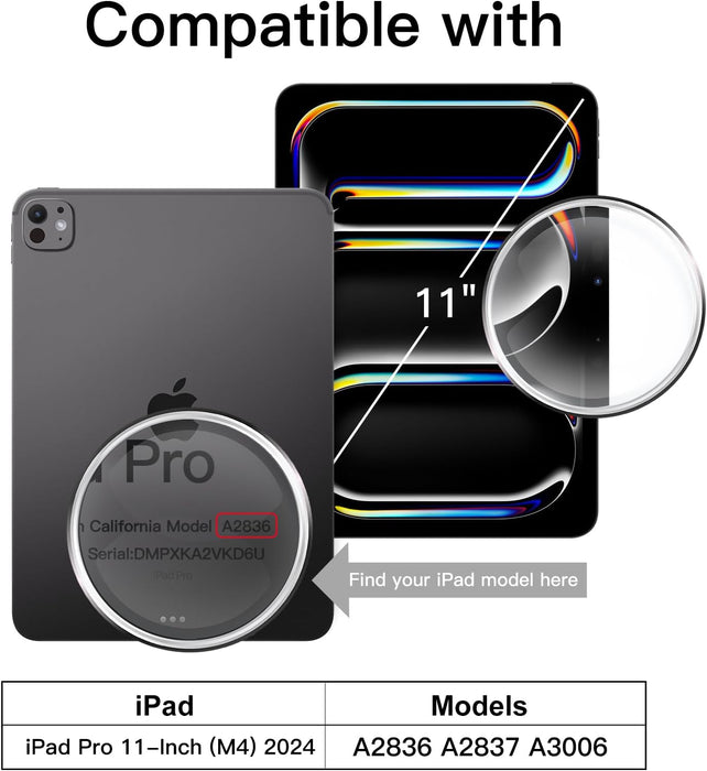360 Degree Rotating Protective Stand Cover for iPad Pro 11 - Inch M4 (2024) - Macfixit Australia