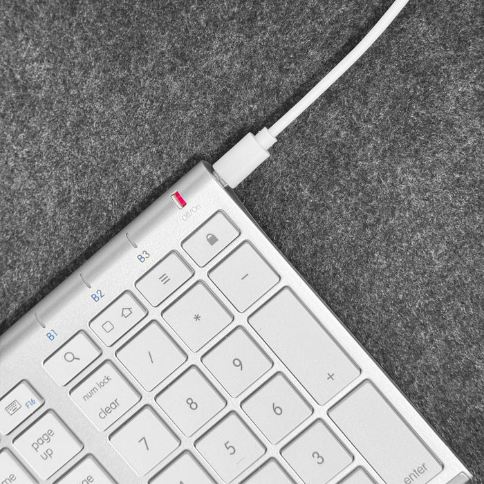 Macally Everyday Bluetooth Keyboard for Mac (Aluminum)