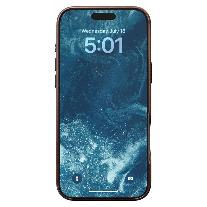 NOMAD Traditional Leather Case – iPhone 16 Pro Max – Brown (Horween Leather)