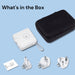 5-in-1 Qi2 Magnetic 10000mAh Power Bank with Wall Plug & Built-in Cables Macfixit Australia