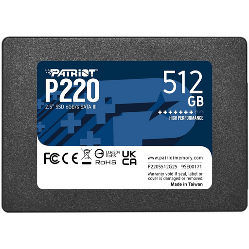 512GB Patriot P220 SATA III 2.5" Internal SSD - Macfixit Australia