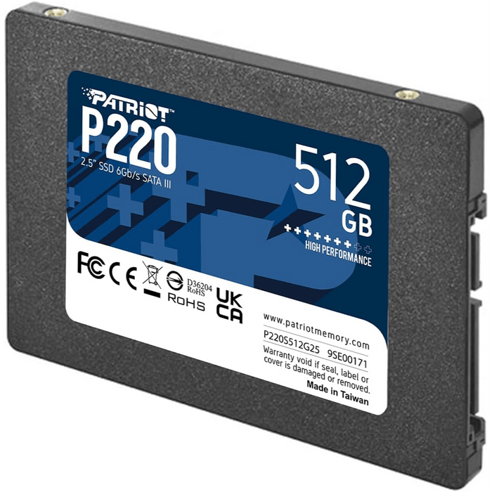 512GB Patriot P220 SATA III 2.5" Internal SSD - Macfixit Australia