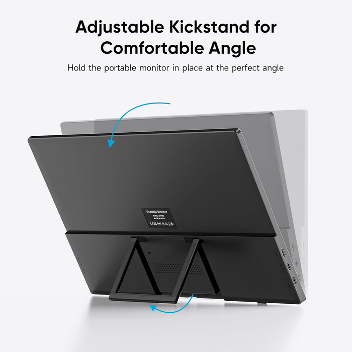 15.6-inch Ultra-Slim FHD Portable Monitor with Adjustable Stand Macfixit Australia
