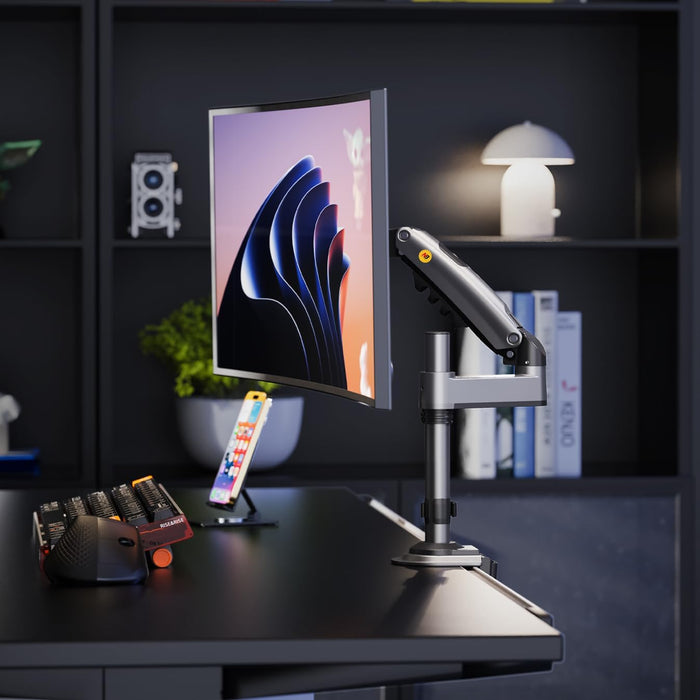 NB North Bayou Long Arm Gas Spring Monitor Desk Mount – For 17" to 35" Monitors